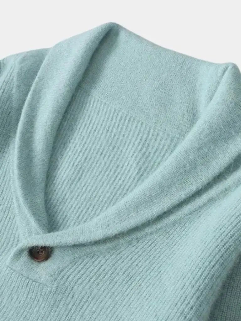 Men’s Cashmere Sweater – Soft Haven Soft Luxury Knit SPECTER