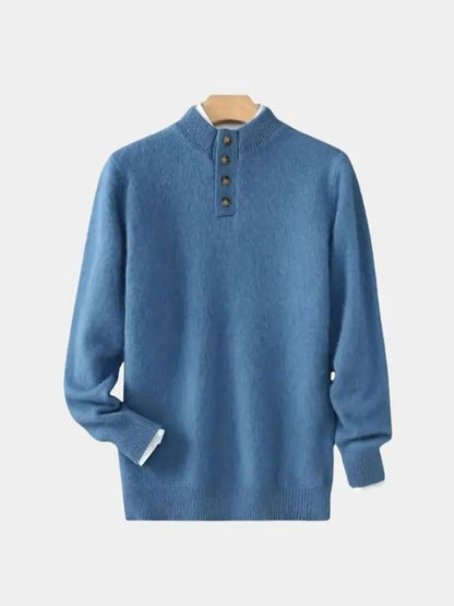 Men’s Cashmere Sweater – Timeless Luxe Pullover Soft Luxury Knit SPECTER