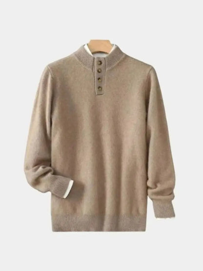 Men’s Cashmere Sweater – Timeless Luxe Pullover Soft Luxury Knit SPECTER